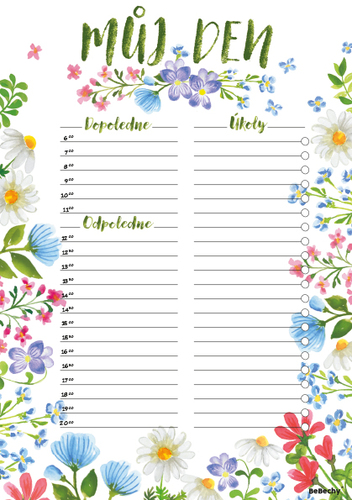 Denní<br/>plánovač Denní<br/>plánovač