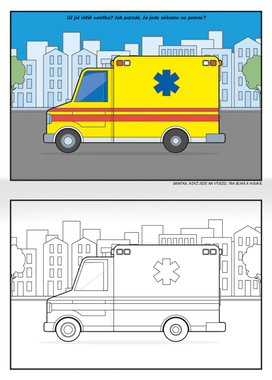BO511 Omalovánka A5 - Chytré omalovánky - Záchranáři-2