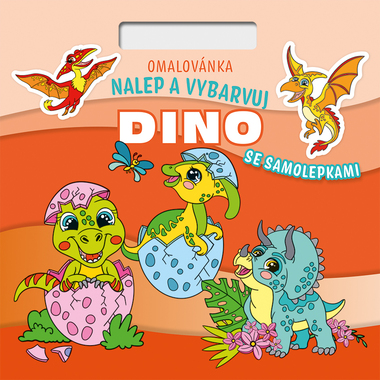 BO807 Nalepuj a vybarvuj! Dino-1